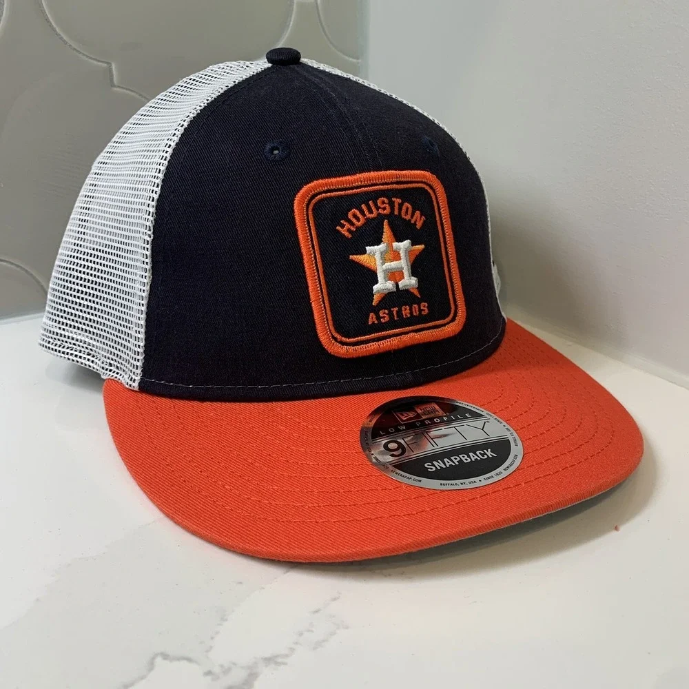 Houston Astros New Era 9FIFTY Low Profile Squared Adjustable Snapback Hat OSFM
